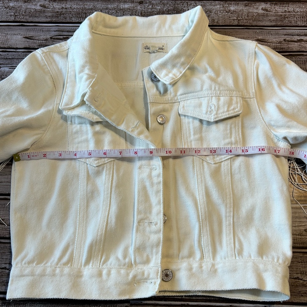 Bride Embellished Fringe Denim Jacket - Picture 8 of 8